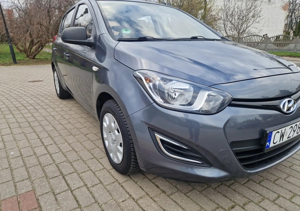 Hyundai i20 cena 24900 przebieg: 168000, rok produkcji 2014 z Pajęczno małe 191